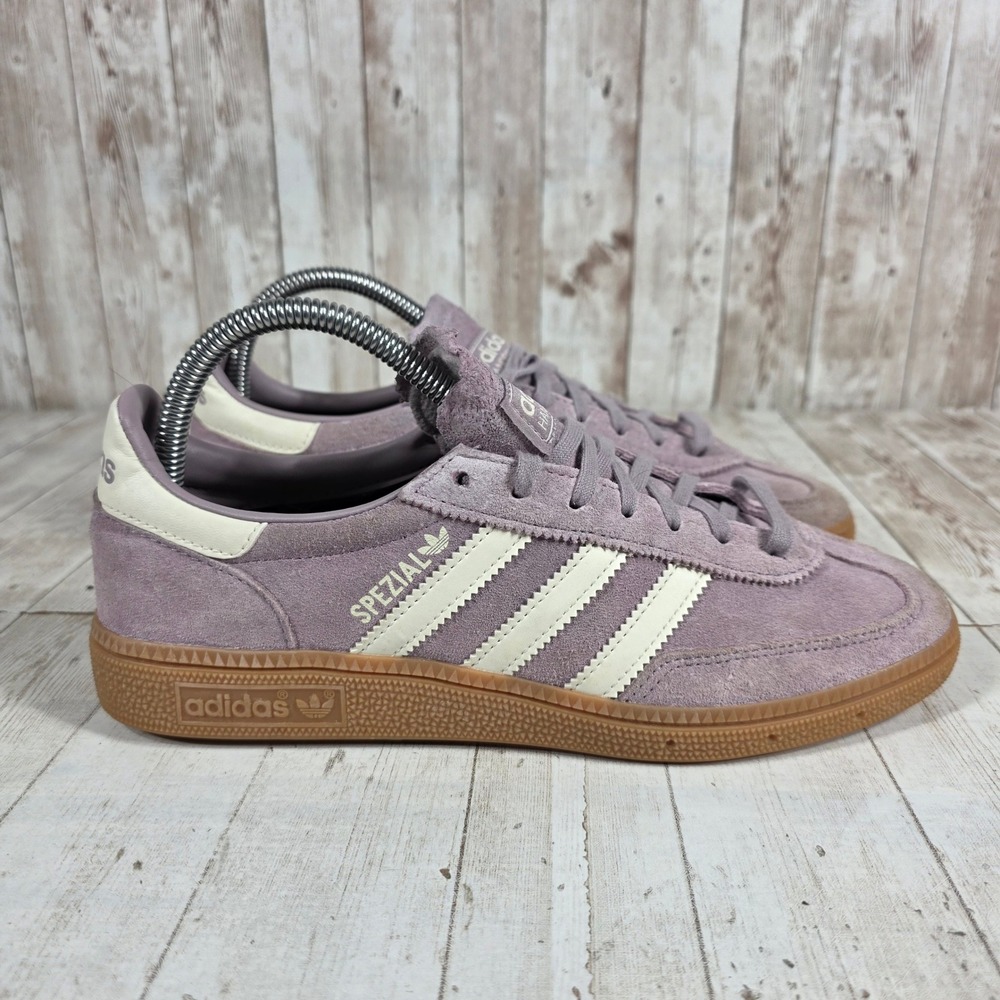 Adidas Handball Spezial Purple Suede Gum Sole JH8663 Womens 6.5 Mens 6